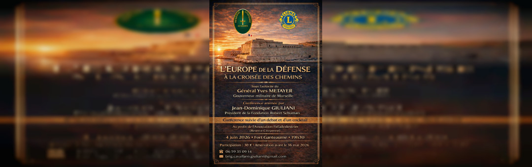 Conférence : L’Europe et sa défense : à la croisée des chemins