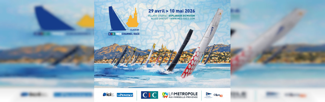 CIC Med Channel Race : les Class 40 en baie de Marseille