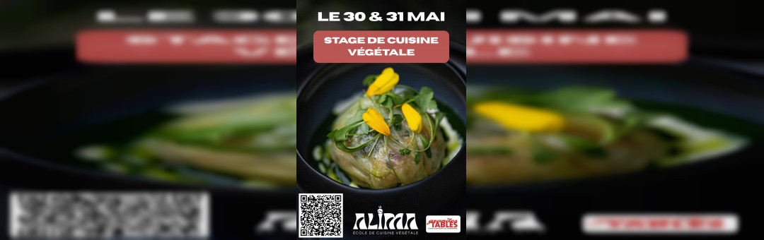 STAGE DE CUISINE VÉGÉTALE