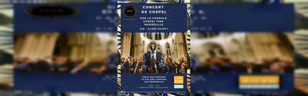 Concert de Gospel par la chorale Gospel Time Marseille