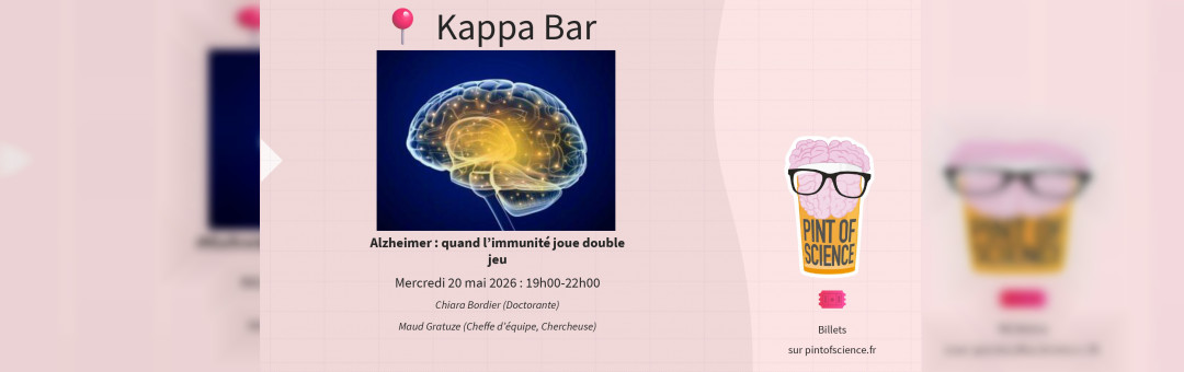 Alzheimer : quand l’immunité joue double jeu – Pint of Science 2026