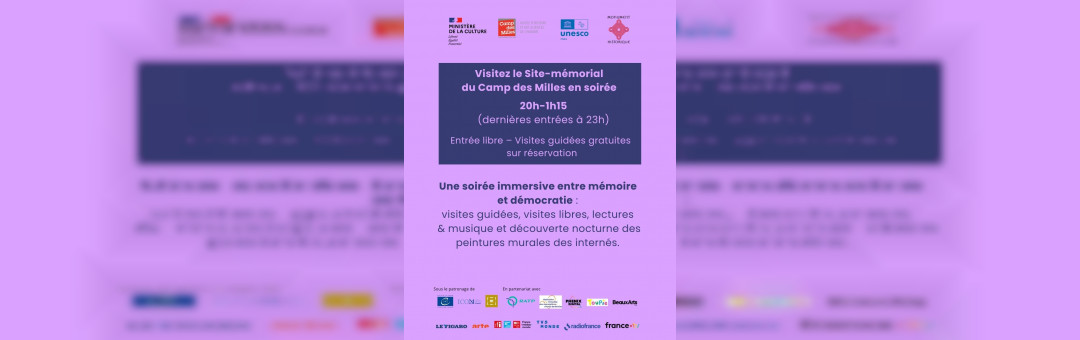 Nuit européenne des musées au Camp des Milles le samedi 23 mai