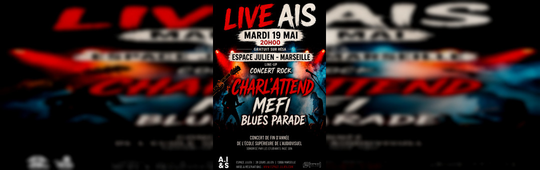 LIVE AIS 2026 – Concert live à l’Espace Julien