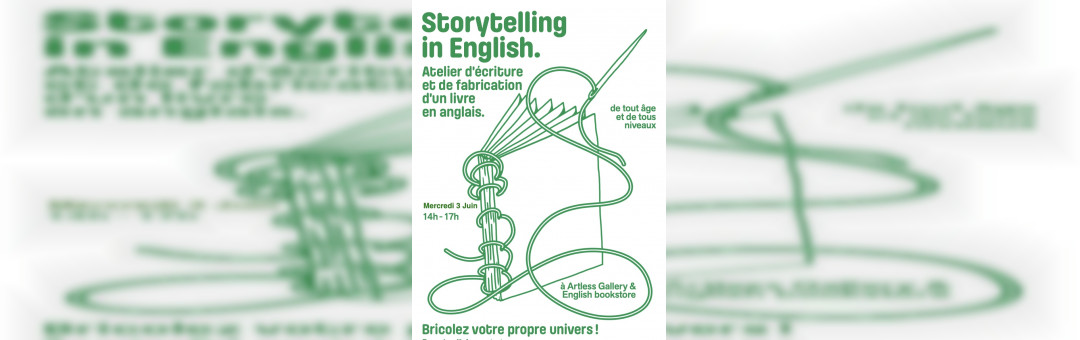 Atelier d’écriture et de fabrication d’un livre en anglais pour tous les âges