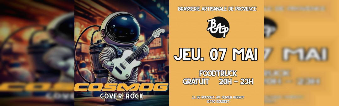 Cosmog : du rock, du food et de la bière (nom de….)