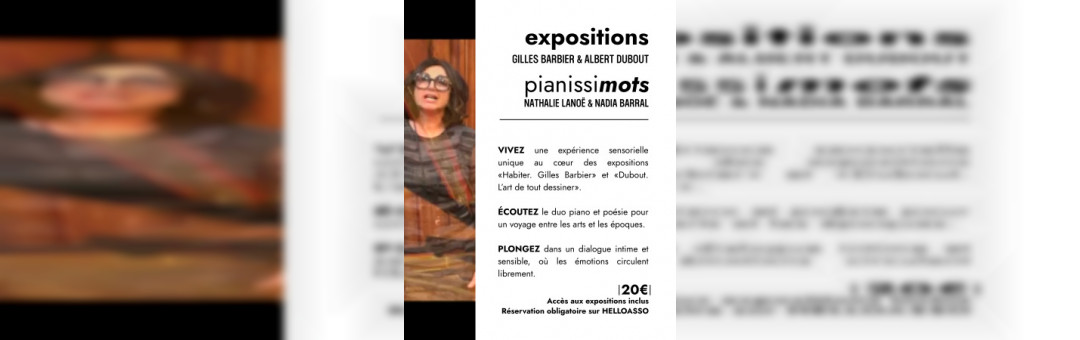 Expositions, Piano et Poésie Pianissimots