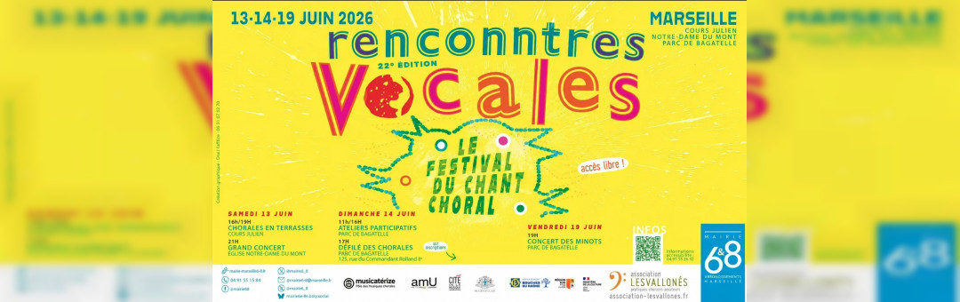 Les Rencontres Vocales – 22ème édition