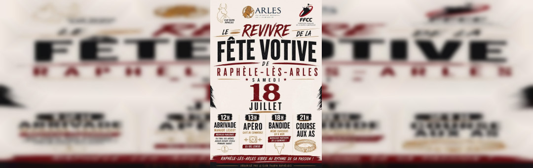 Le Revivre de la fête votive de Raphèle