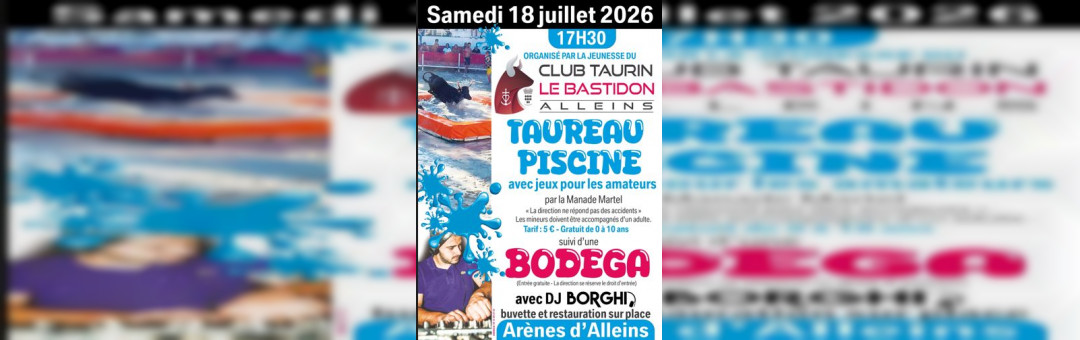 Taureau piscine & Bodega à Alleins
