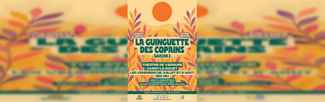 La Guinguette des copains est de retour à Carry-le-Rouet pour une Saison 2 !