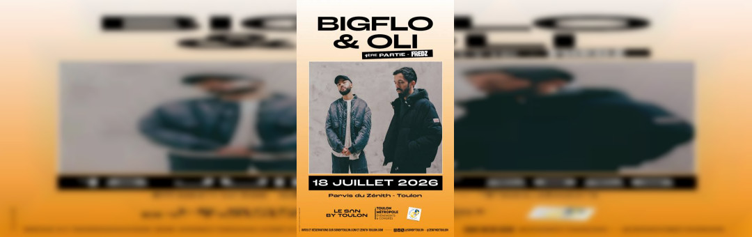 Big Flo & Oli sur le parvis du Zénith de Toulon