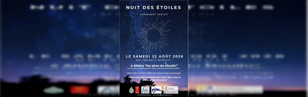 La nuit des étoiles à Alleins !