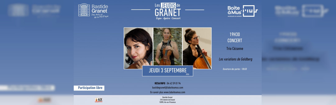 Les jeudis de Granet à Aix en Provence