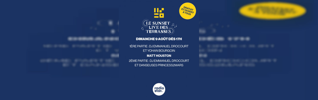 Le Sunset Live des Terrasses avec Matt Houston