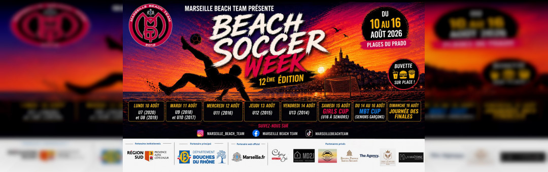 Beach Soccer Week : une semaine de sport sur les plages du Prado !