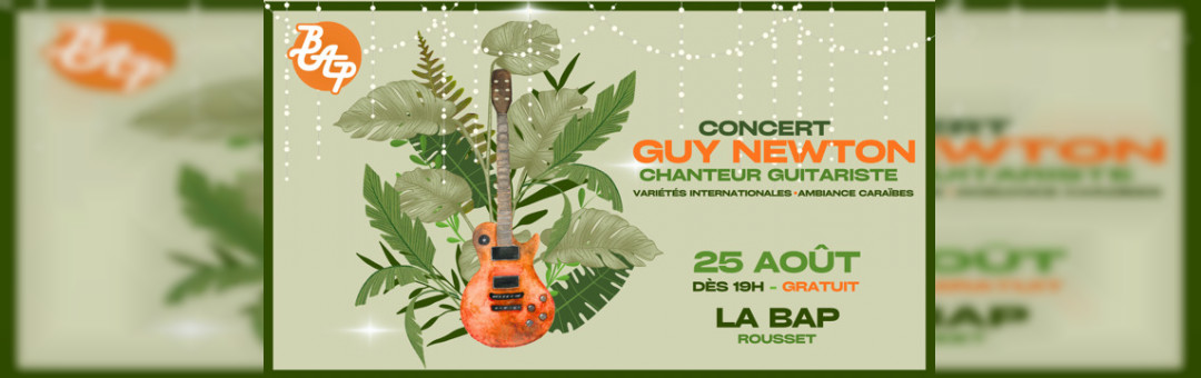 Guy Newton en concert à la BAP