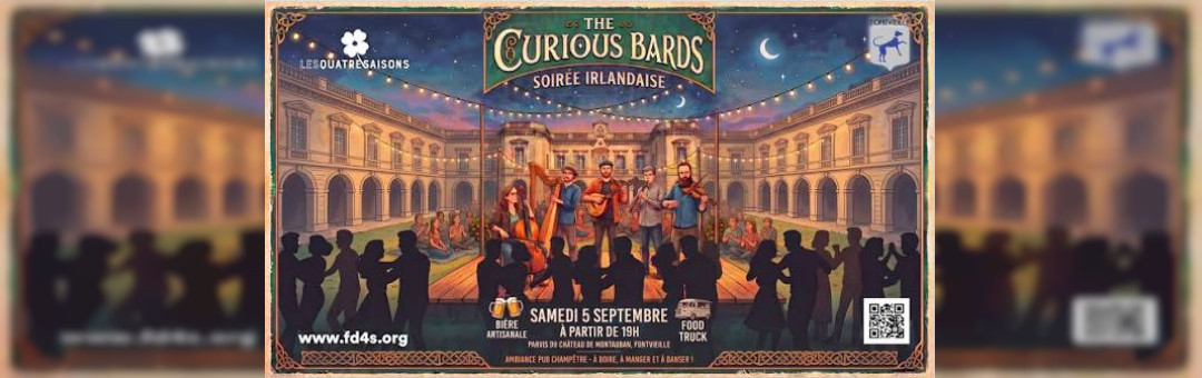 The Curious Bards en concert : soiré irlandaise à Fontvieille !