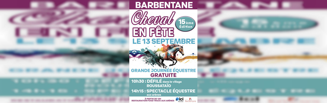 Cheval en fête à Barbentane