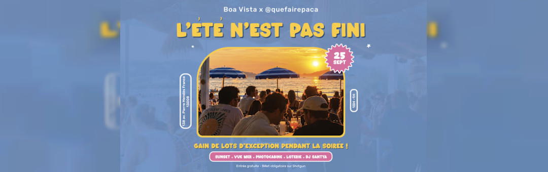 L’été n’est pas fini
