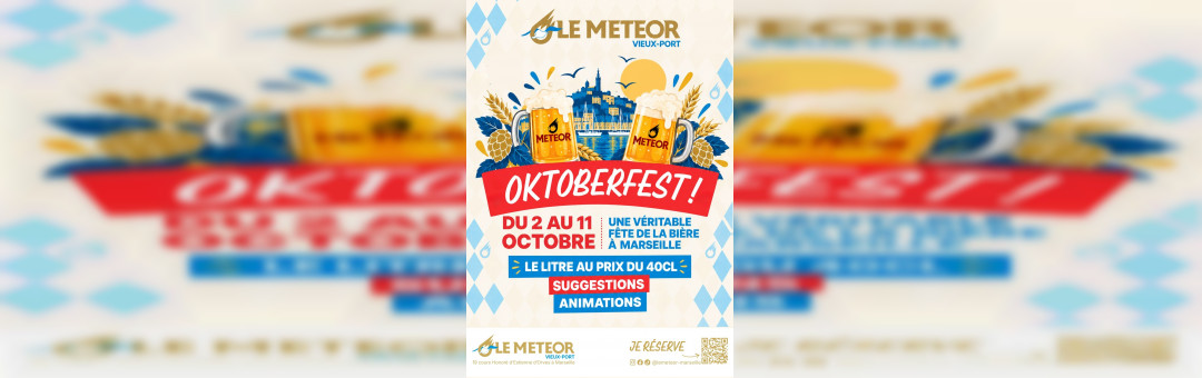 Oktoberfest au Meteor Vieux Port