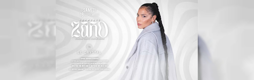 ZAHO en Showcase au Crystal à Aubagne