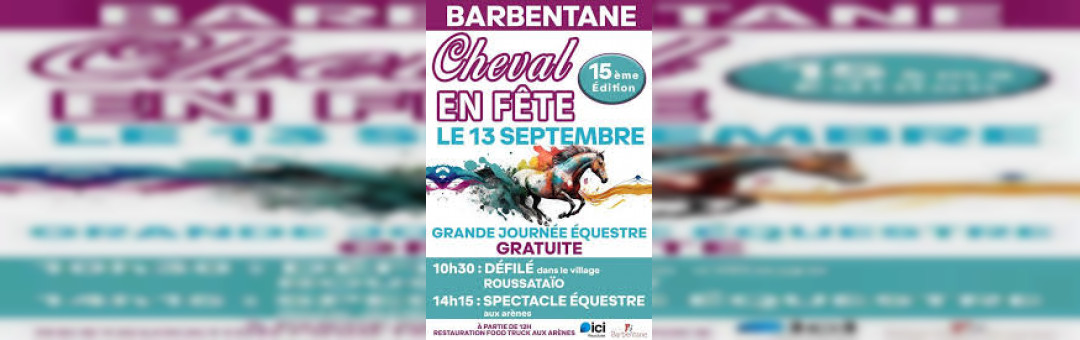 Cheval en fête à Barbentane