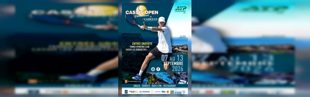 Tennis : Cassis Open Provence – Du 7 au 13 septembre