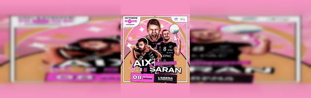 Octobre Rose à l&rsquo;Arena : le PAUC affronte Saran pour une soirée engagée, accessible et festive !