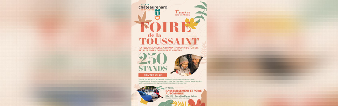 La Foire de la Toussaint à Châteaurenard