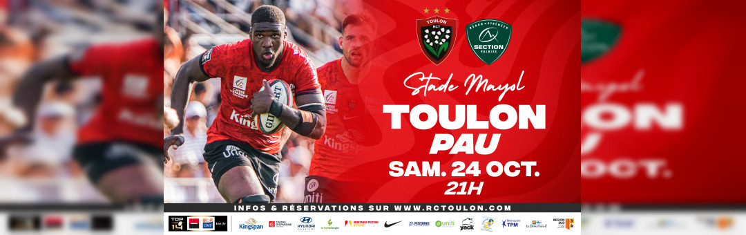 Top 14 Rugby : Rc Toulon contre Pau !