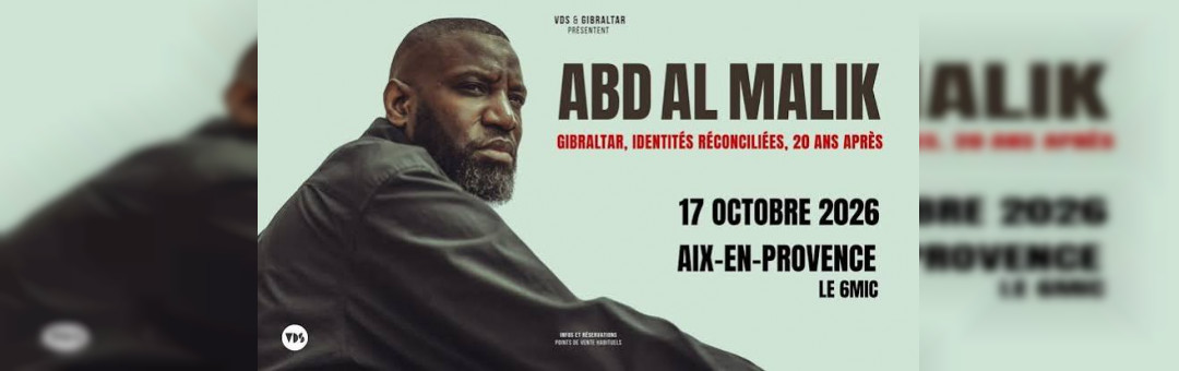 Abd Al Malik dans la grande salle du 6mic