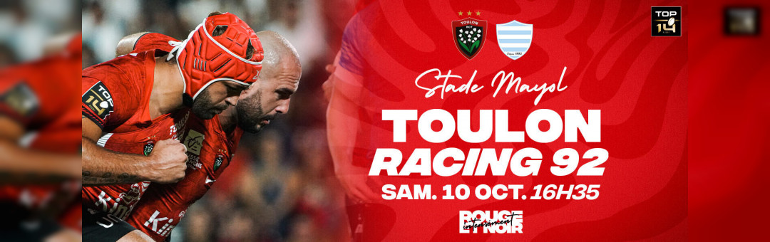 Rugby Top 14 : RCT Racing 92 samedi à Mayol !