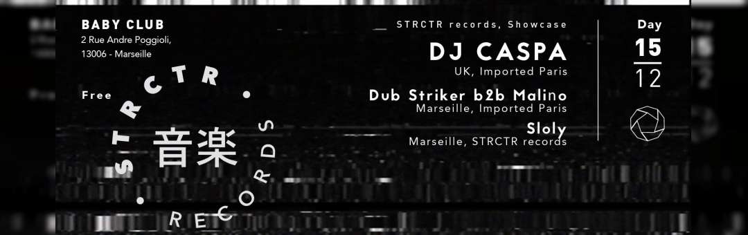 STRCTR showcase, DJ Caspa