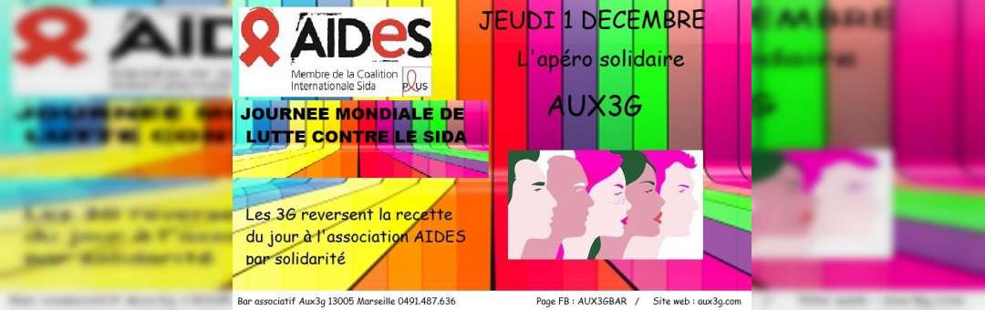 Lutte contre le Sida : l’apéro solidaire avec Aides