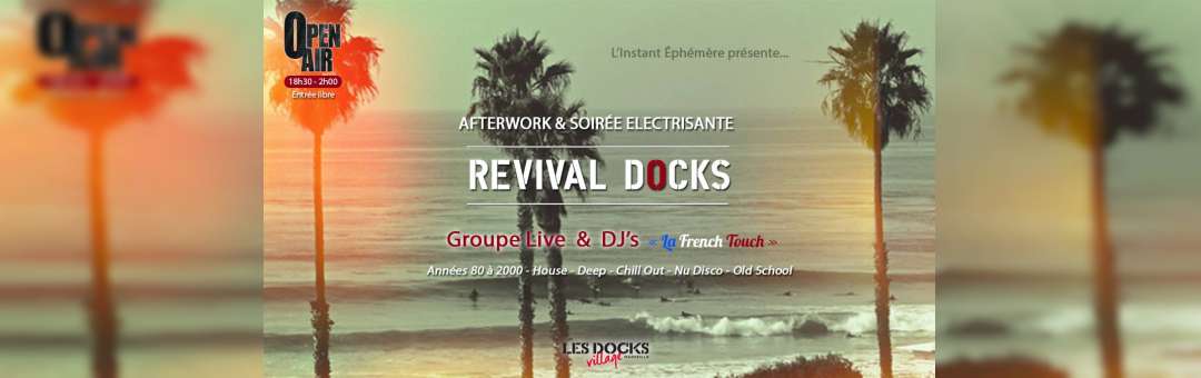 Opening en plein air : Groupe live & DJ’s