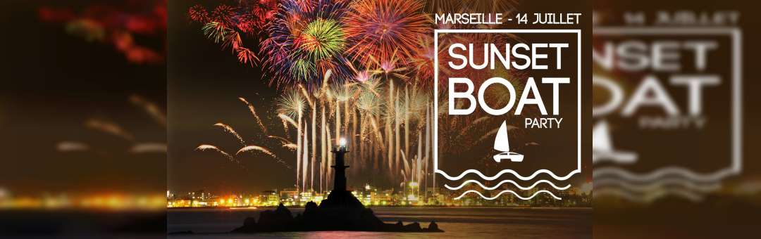 Sunset Boat Party by Waw Events – Feu d’artifice Marseille