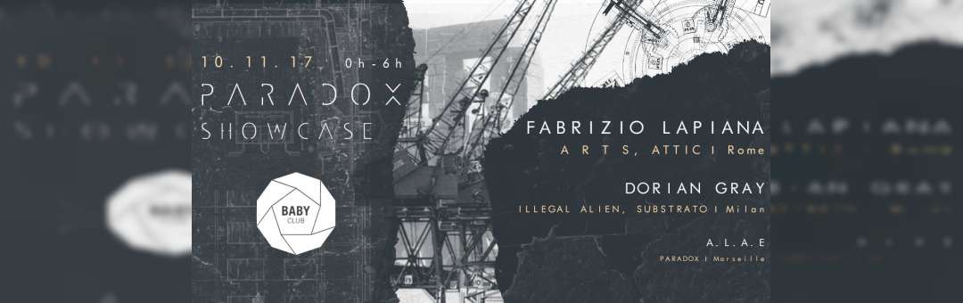Paradox Showcase w/ Fabrizio Lapiana & Dorian Gray