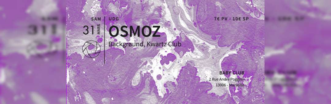 UDG w/ Osmoz (Backgrøund / Kwartz Club)