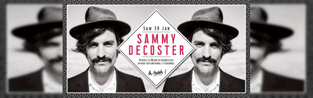 Sammy Decoster en concert à La Meson