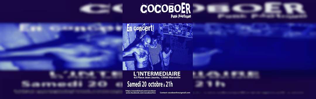 Concert Cocoboer – Samedi 20 octobre