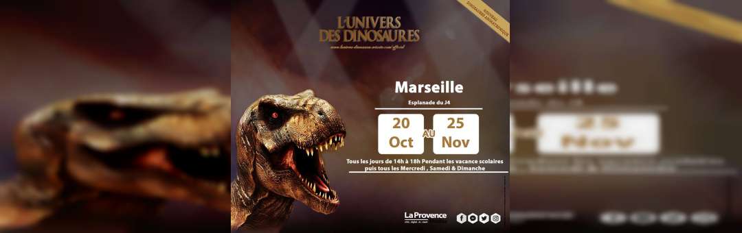 L’univers des Dinosaures à Marseille