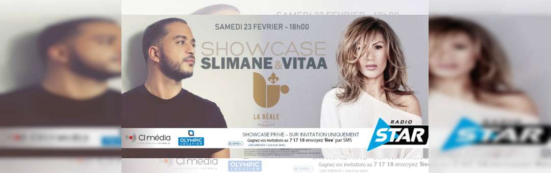 Showcase Radio STAR Slimane & Vitaa