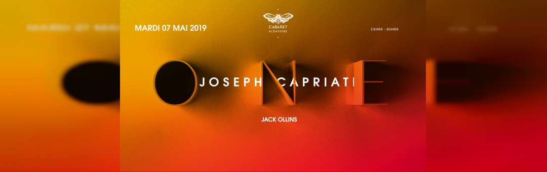ONE | Joseph Capriati au Cabaret Aléatoire