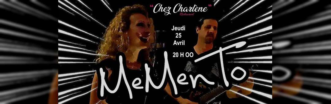 Memento / Jeudi 25 Avril / Chez Charlène
