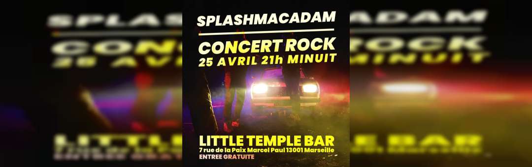 Live Splash Macadam at Temples Bar