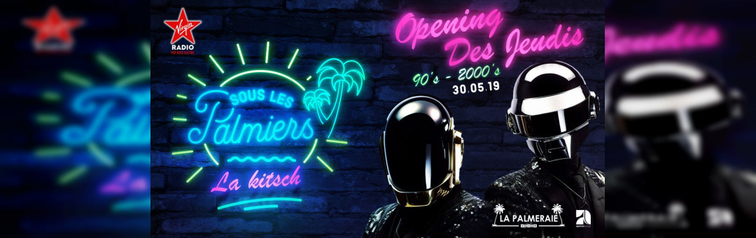 Sous les palmiers la Kitsch – Opening des jeudis le 30 mai