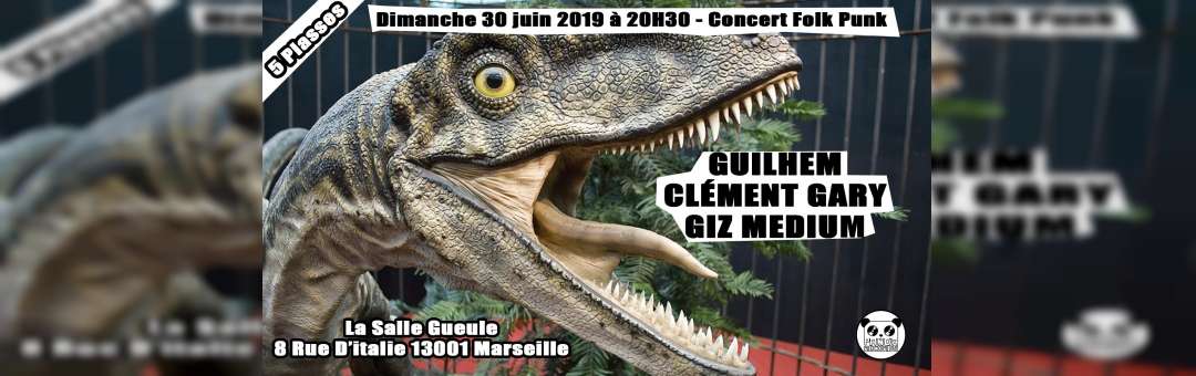 Concert Folk Punk Mars – Guilhem Clément Gary Giz Mediu
