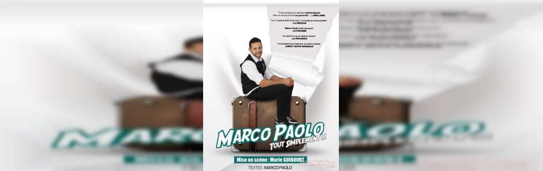 Marco Paolo dans Mes 10 ans tout simplement !