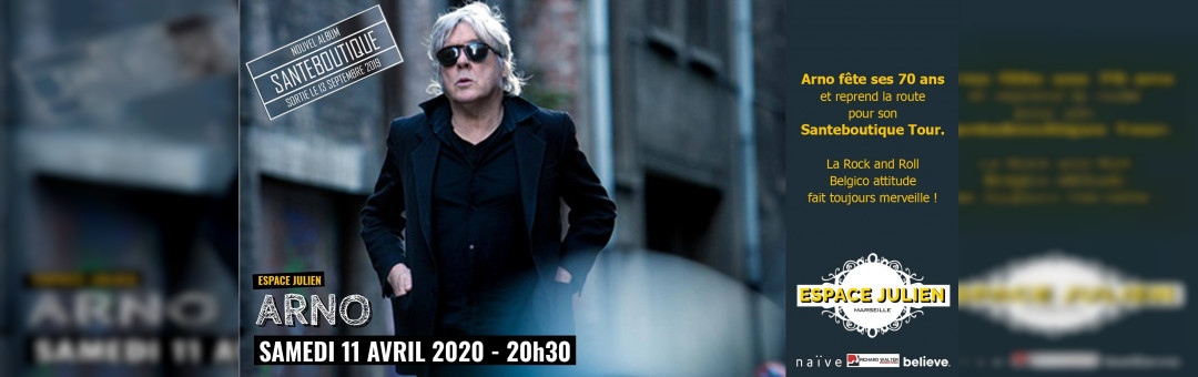 ARNO •ANNULATION TOURNEE 2021-2022