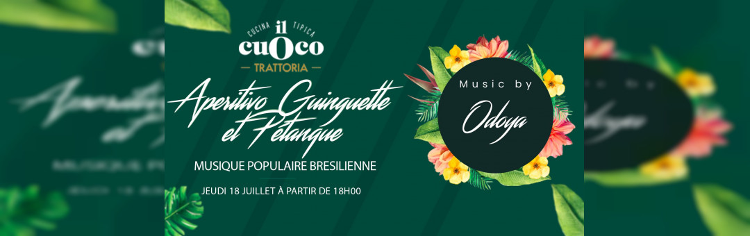 Aperitivo guinguette, musique live et pétanque